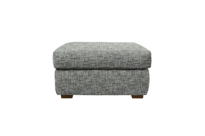 G Plan Seattle Fabric Footstool With Wood Feet