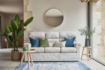 G Plan Malvern Fabric 3 Seater 3 Cushion Sofa