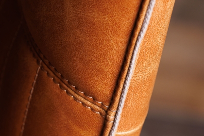 Cooper Tan Leather Bar Chair (Pair)