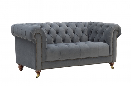 Buckley Fabric Chesterfield 2 Seater Sofa
