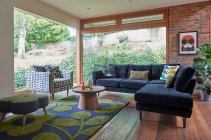 Orla Kiely Linden L Shape Corner Sofa Group