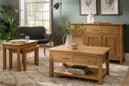 Chester Oak Nest Of Tables Chester Oak Nest Of Tables