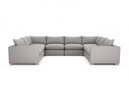 Metz 8 Seater U Shaped Sectional Corner Sofa