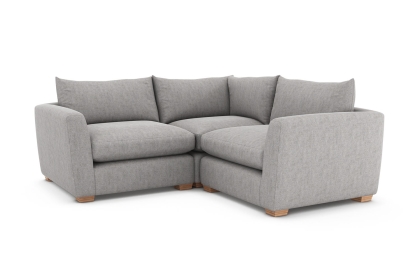 Metz Small 3 Seater Sectional Corner Sofa