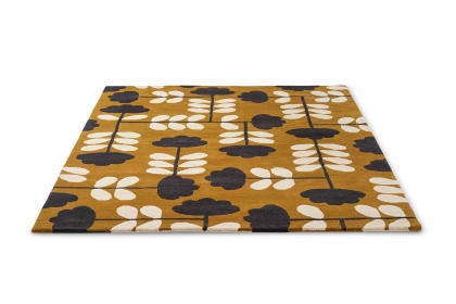Orla Kiely OR Cut Stem Dijon Rug