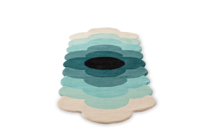 Orla Kiely OR Flower Teal Rug