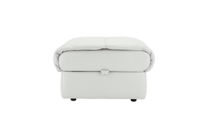G Plan Mistral Leather Storage Footstool