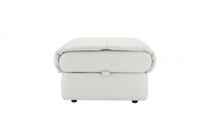 G Plan Mistral Leather Storage Footstool
