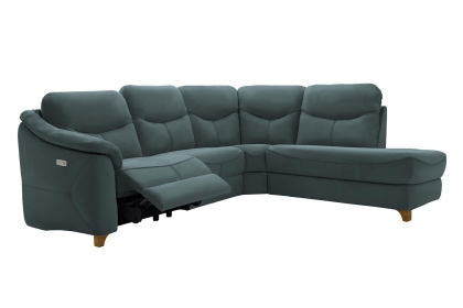 G Plan Jackson LHF Leather Corner Chaise Sofa