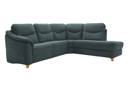 G Plan Jackson RHF Leather Corner Chaise Sofa