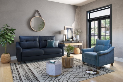 G Plan Riley Leather Large Sofa