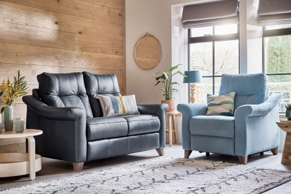 G Plan Riley Leather Small Sofa