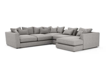 Hadleigh 5 Seater Sectional Large Corner Chaise Sofa