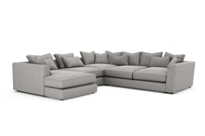 Hadleigh 5 Seater Sectional Large Corner Chaise Sofa
