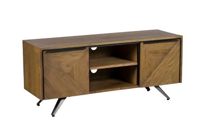Hudson Solid Oak TV Unit