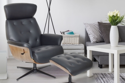 GFA Nordic Swivel Chair and Stool