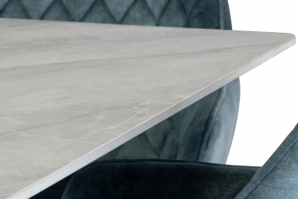 Cleveland Sintered Stone X-Frame 1.8m Dining Table with Rebecca Grey Top Cleveland Sintered Stone X-Frame 1.8m Dining Table with Rebecca Grey Top