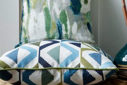 Scatter Cushion in Shambala Lagoon Scatter Cushion in Shambala Lagoon