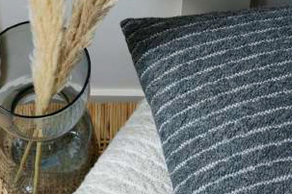 Scatter Cushion in Braid Grey Scatter Cushion in Braid Grey