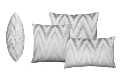 Scatter Cushion in Kilvington Chevron Stone