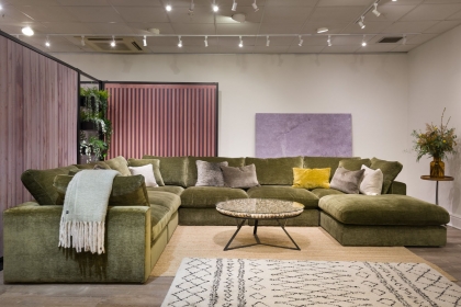 Utopia Modular Large 6 Seater Corner Sofa with Stool