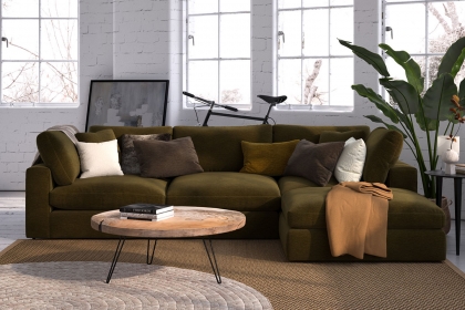Utopia Modular Small Corner Chaise Sofa