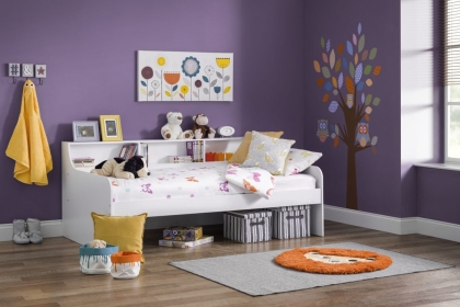 Gru Pure White Childrens Day Bed Gru Pure White Childrens Day Bed