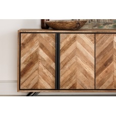 Camden Reclaimed Teak Wood Wide Sideboard