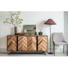 Camden Reclaimed Teak Wood Wide Sideboard