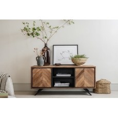 Camden Reclaimed Teak Wood TV Unit