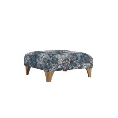 Mullion Upholstered Designer Stool