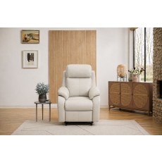 G Plan Kingsbury Leather Elevate Small Chair With Dual Motor