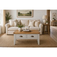 Cotswold Grey Painted Oak Coffee Table Cotswold Grey Painted Oak Coffee Table