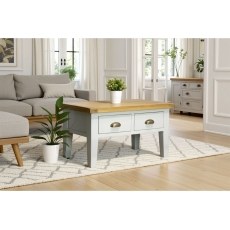Cotswold Grey Painted Oak Coffee Table
