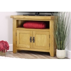 Cotswold RusticOak Corner TV Stand