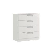 Milly High-Gloss 4 Drawer Chest of Drawers