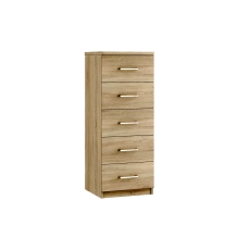 Malena 5 Drawer Narrow Chest of Drawers