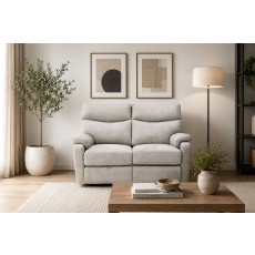 Monet Fabric 2 Seater Recliner Sofa