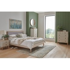 Vida Living Marlow Bedframe in Cashmere Oak and Taupe