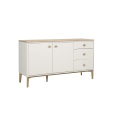 Vida Living Marlow Large Sideboard in Cashmere Oak and Taupe