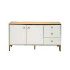 Vida Living Marlow Large Sideboard in Cashmere Oak and Taupe