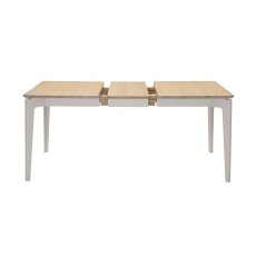 Vida Living Marlow Ext 125-165cm Dining Table in Cashmere Oak and Taupe