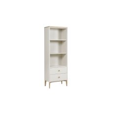 Vida Living Marlow Open Storage Bookcase in Cashmere Oak and Taupe