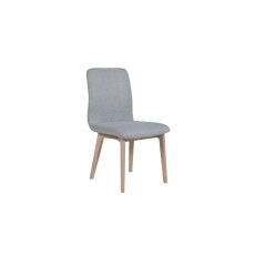 Vida Living Marlow Fabric Dining Chair in Light Grey