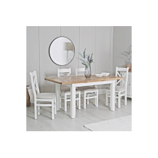 Eton Painted White Oak 1.2m Extending Dining Table