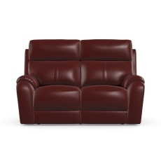 La-Z-Boy Winchester Leather 2 Seater Manual Recliner Sofa in Mezzo Wine