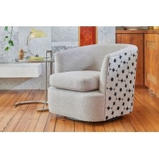 Orla Kiely Callan Accent Swivel Chair