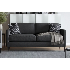 Wales Fabric Side-Buttoned 3 Seater Sofa
