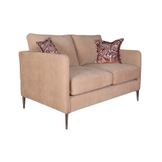 Wales Fabric Side-Buttoned 2 Seater Sofa