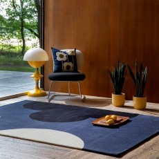 Orla Kiely Geo Flower Denim Rug